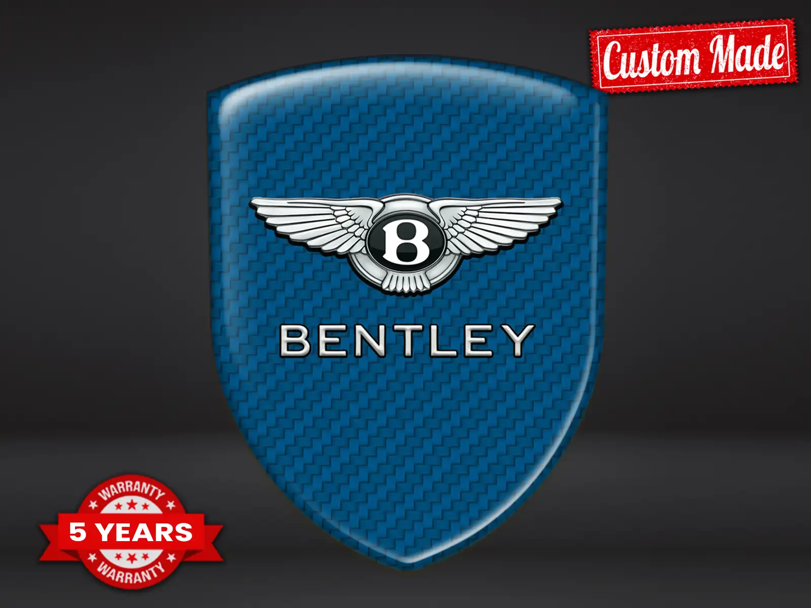 Bentley Emblemas Silicona Auto Duraderos Máximo Estilo Pro